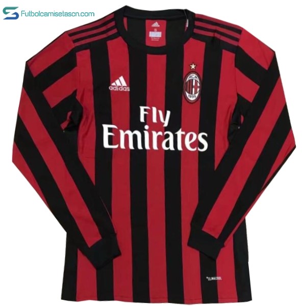 Camiseta Milan 1ª ML 2017/18